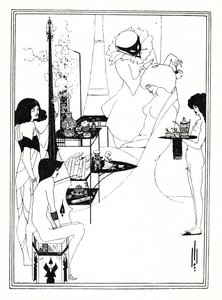 El tocador de Salomé, 1899 de Aubrey Beardsley